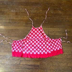 Dosa silk tie halter top L